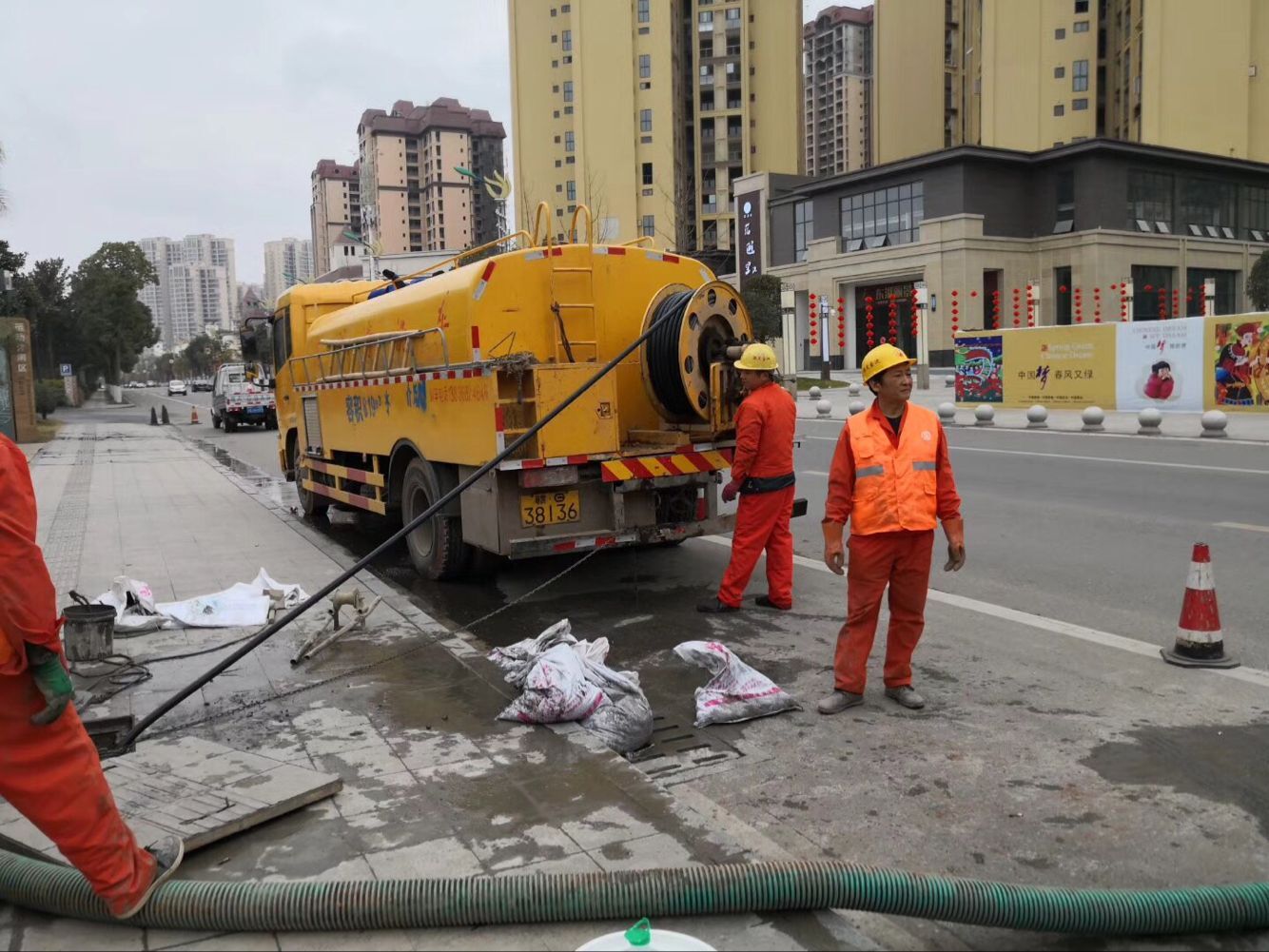 汝城排污管道清淤-管道清洗